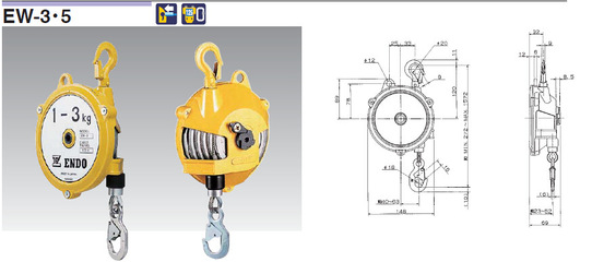 弹簧平衡器 提升工作效率与安全性的关键工具——以EW-3远藤弹簧平衡器为例